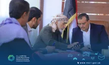  القائم بأعمال وزير الاقتصاد يلتقي التجار